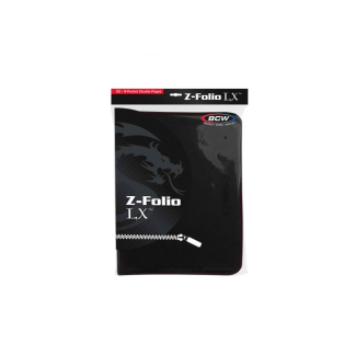 CARPETA BCW 360 CARTAS CIERRE- BLACK