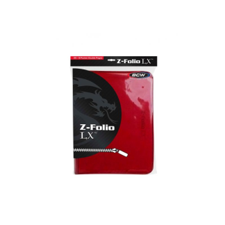 CARPETA BCW 360 CARTAS CIERRE - RED