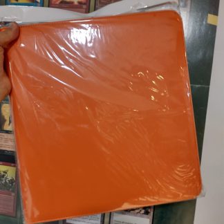 CARPETA ECOCUERO 480 CARTAS CIERRE - CARD PLANET- ORANGE