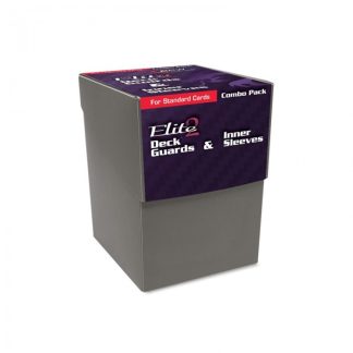 COMBO PACK: 100 ELITE 2 DECK GUARDS + 100 INNER SLEEVES + DECKBOX GRIS