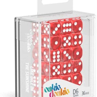 Dados Translucidos Red
