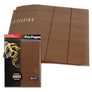 HOJAS DE CARPETA - SIDE LOADING BROWN