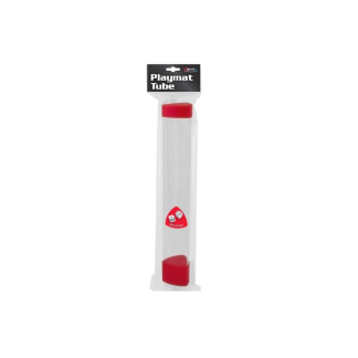 PORTAPLAYMAT PLASTICO TRANSPARENTE - RED