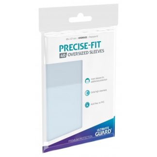 PRECISE FIT SLEEVES OVER CLEAR 40UNI 89x127mm Ultimate Guard