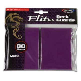 PROT-BCW ELITE MATTE 80 UNIDADES - PURPLE