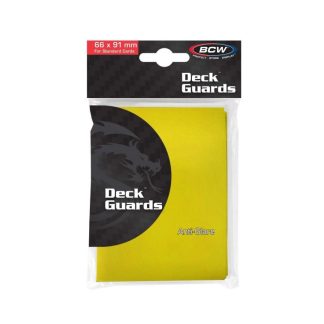 PROT-BCW MATTE 50 UNIDADES ANTI-GLARE - YELLOW
