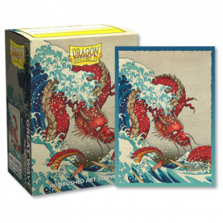 PROT-DRAGON SHIELD 100 BRUSHED ART GREAT WAVE