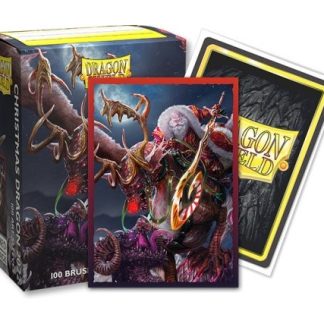 PROT-DRAGON SHIELD 100  ART MATTE - Christmas Dragon 2022