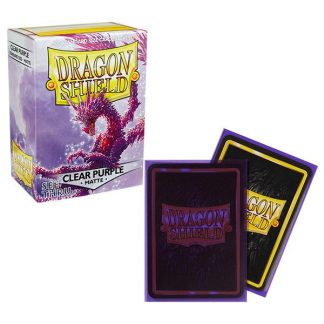 PROT-DRAGON SHIELD 100 MATTE - CLEAR PURPLE