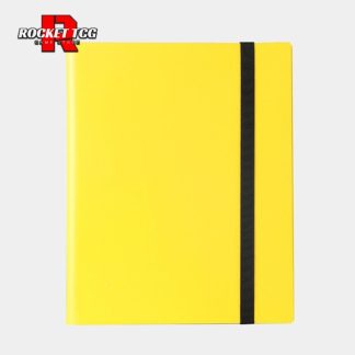 CARPETA PLASTICA 360 CARTAS ELASTICO CARD PLANET YELLOW
