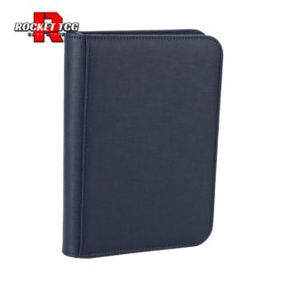 CARPETA ECOCUERO 360 CARTAS CIERRE ARMADILLO BLUE