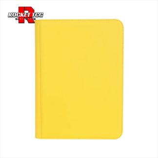 CARPETA ECOCUERO 360 CARTAS CIERRE ARMADILLO YELLOW