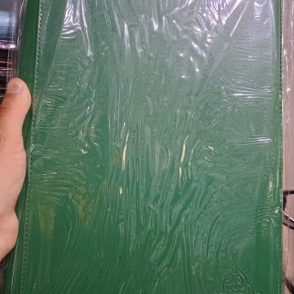 CARPETA ECOCUERO 360 CARTAS CIERRE ARMADILLO GREEN
