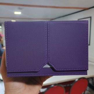 Double Deck Box with Tray – Purple – Card Planet