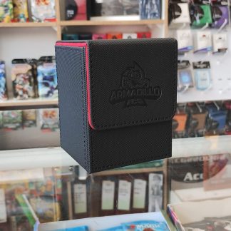 PORTAMAZO ECOCUERO 100 CARTAS ARMADILLO TCG BLACK RED