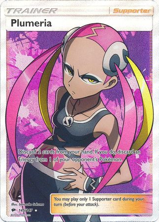Plumeria - 145/147 - Full Art Ultra Rare - Ingles