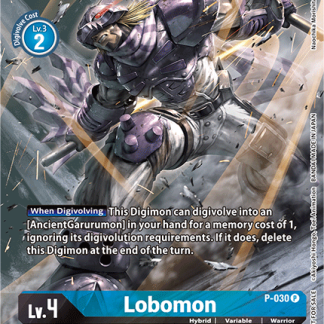 Lobomon P-030 (Alternate Art - 2A)
