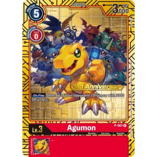 Agumon - P-001 (2nd Anniversary Card Set)