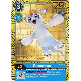 Gomamon - P-004 (2nd Anniversary Card Set)