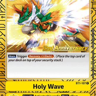 Holy Wave - BT1-107 (2nd Anniversary Card Set