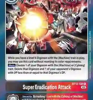 Super Eradication Attack - BT12-108 - Rare Foil