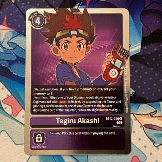 Tagiru Akashi (Alternate Art) - BT12-096 - Rare Foil