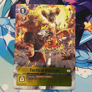 Tactical Retreat! (Alternate Art) - BT4-105 - Uncommon Foil