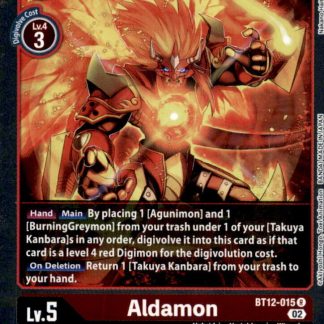 Aldamon - BT12-015 - Rare Foil