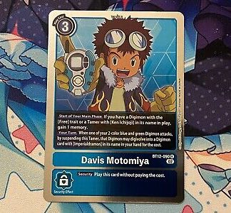 Davis Motomiya (Alternate Art) - BT12-090 - Rare Foil
