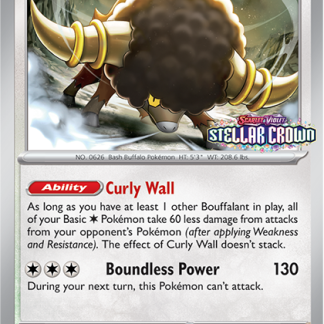 Bouffalant – SVP136 – Prerelease Promo + Prerelease Pack