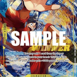 Monkey.D.Luffy (Pre-Release Tournament) (Winner) - One Piece Promotion Cards (OP-PR)
