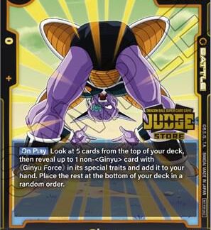Ginyu - FB01-108 (Judge Pack (Store Judge) 01) - Tournament and Championship Promos