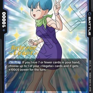 Bulma - FB02-056 - Blazing Aura Release Event Cards