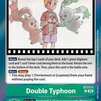 Double Typhoon (Secret Crisis: Movie Memorial Pack) - Secret Crisis (BT17)