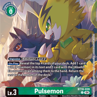 Pulsemon BT16-039 (Alternative Art - EX7)