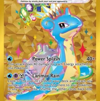 Lapras ex - SVP164 - Gold Rare Promo