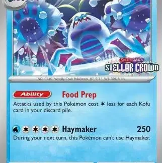 Crabominable – SVP134 – Prerelease Promo + Prerelease Pack