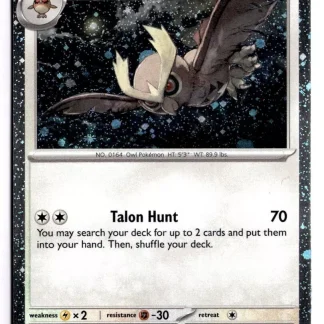Noctowl 127/162 Temporal Forces (Promo Holo)
