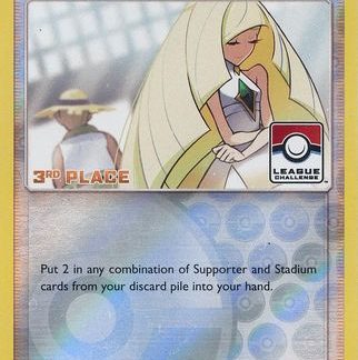 Lusamine - 153a/156 - 3rd Place League Challenge Promo