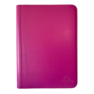 CARPETA ECOCUERO 360 CARTAS CIERRE ARMADILLO PINK