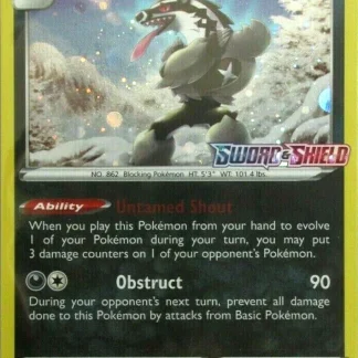 Galarian Obstagoon (119/202) (Cosmos Holo)