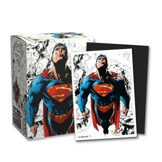 PROT-DRAGON SHIELD 100 MATTE DUAL ART- SUPERMAN CORE COLOR
