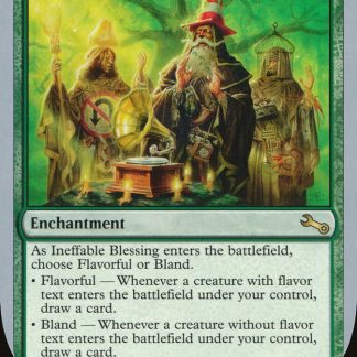 Ineffable Blessing (A - Flavorful/Bland)