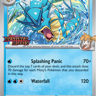 Misty’s Gyarados DRI 049/182 – Prerelease Promo + Prerelease Pack - Ingles