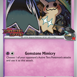 Team Rocket’s Mimikyu DRI 087/182 – Prerelease Promo + Prerelease Pack - Ingles