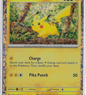 Pikachu Holo Promo (Español) - 025/165 - McDonald's Dragon Discovery