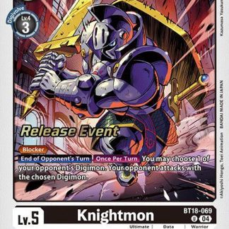 Knightmon - Release Special Booster 2.0 Celebration Event Cards (BT18-19_PR)
