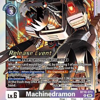 Machinedramon - BT18-073 - Release Special Booster 2.0 Celebration Event Cards (BT18-19_PR)