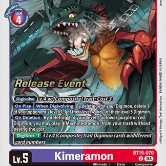 Kimeramon - BT19-070 - Release Special Booster 2.0 Celebration Event Cards (BT18-19_PR)