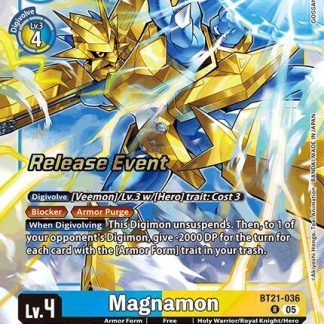 Magnamon - World Convergence Release Event Cards (BT21_PR)